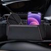 Back Of Seat Car Organizer Self-Adhesive Automotive Behind Seat Storage Bag for Phone Seatback Organization Box Bag for Truck