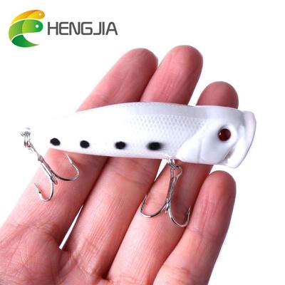 1pc Hengjia 10g/7cm Luminous Hard Plastic Popper Fishing Lure