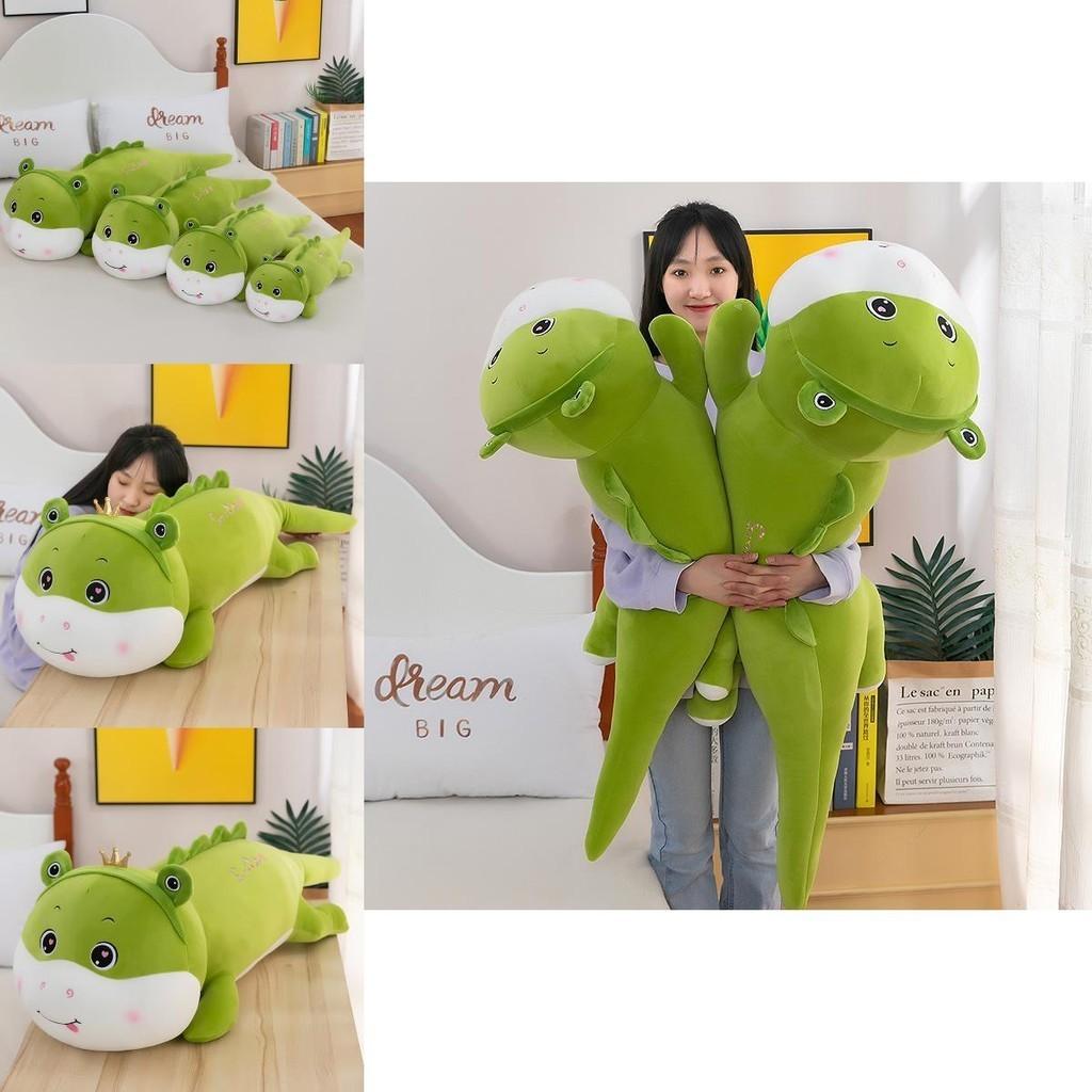 Weiches Plüsch-Dinosaurier-Spielzeug, bequemes Cartoon-Schlafkissen, niedliches Kuschelkissen