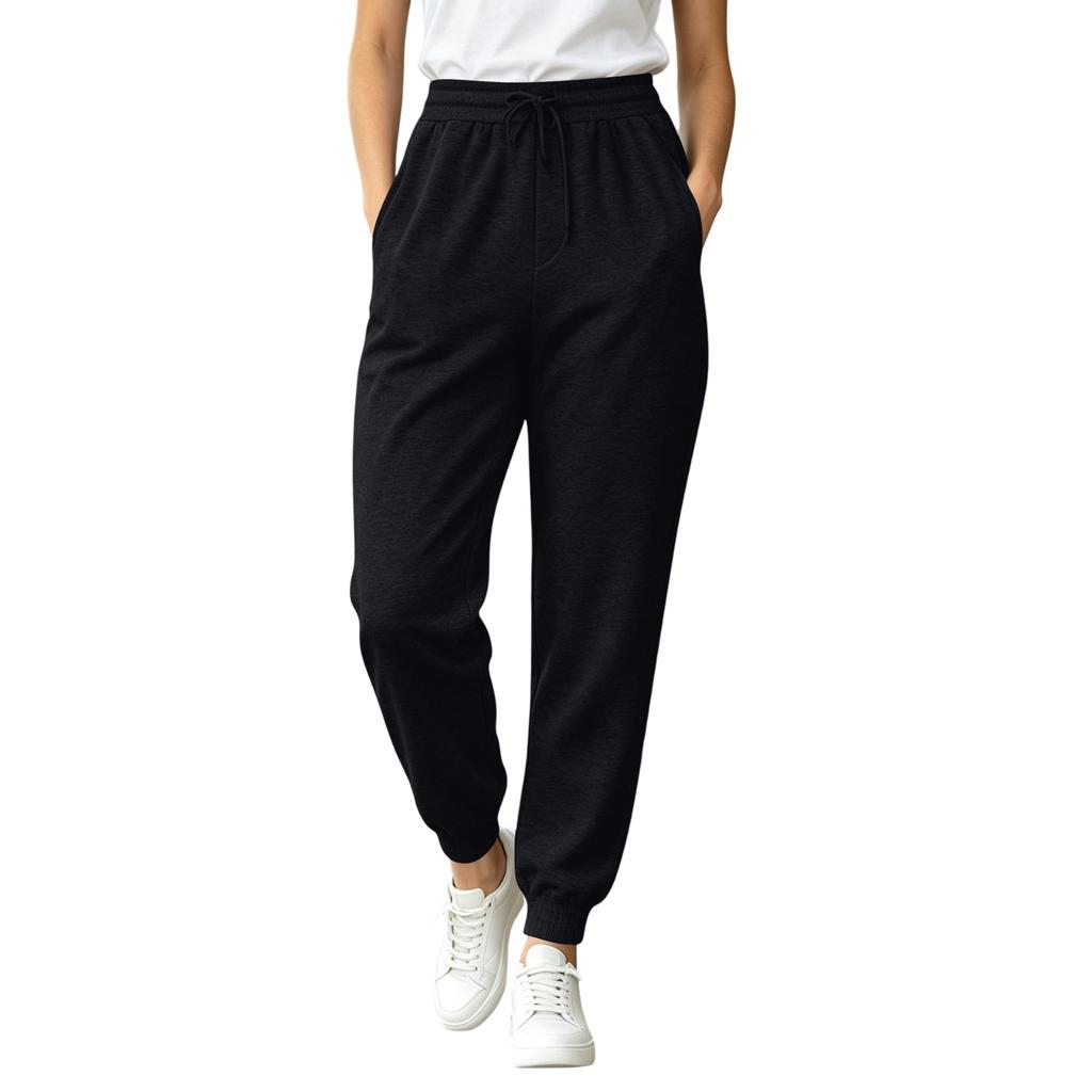 Women's Casual Drawstring Jogger Sweatpants for Everyday Wear
