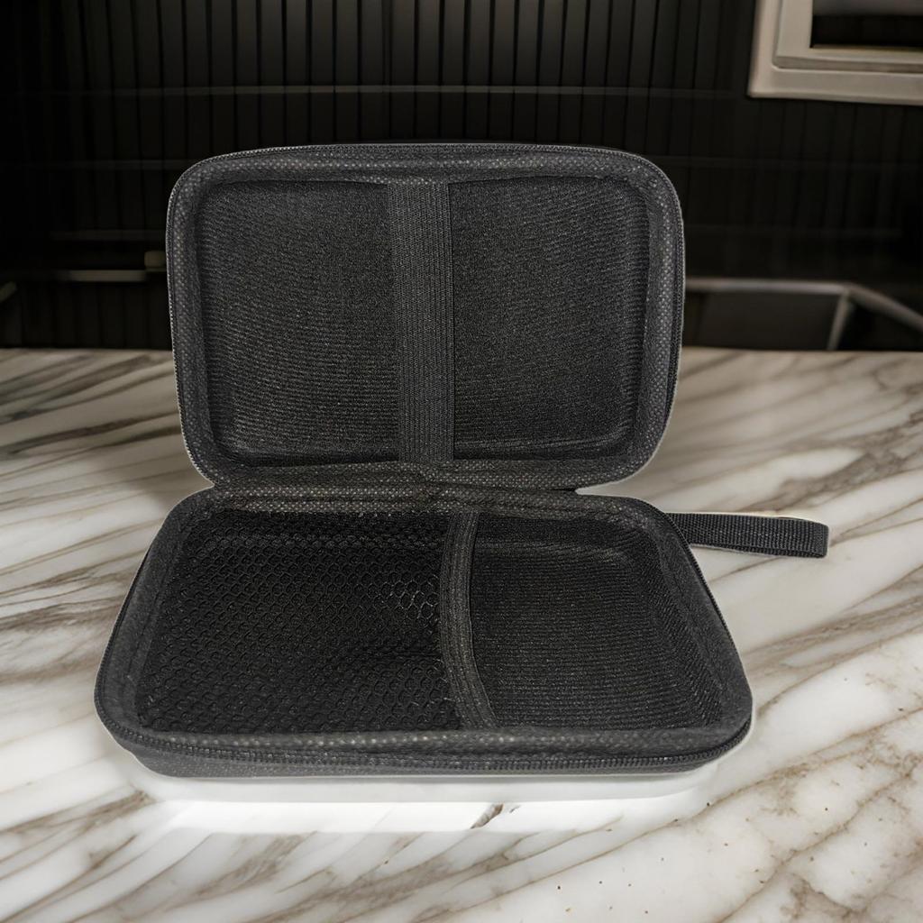 Protector Case Storage Box for R36S R35S K36 Scratchproof Bag Handheld Game Console Carrying Case with Mesh Pocket Black