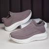 New casual sports shoes men's shoes light running shoes soft-soled lazy shoes couple flying knitting one-pedal women's shoes