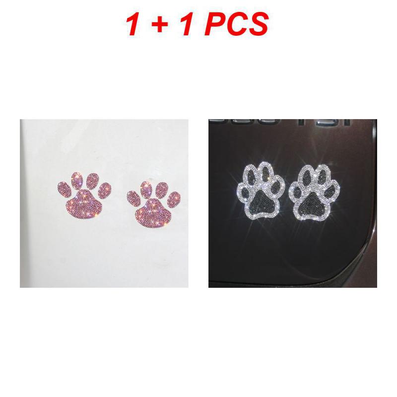 1~5PCS Dog Claws Bear Paw Stickers Colorful Stable Safety Material Car Accessories Car Body Sticker Universal