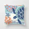 Turtle Print Decorative Pillowcase Living Room Office Ornaments Home Pillowcase