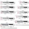 6/10pcs Black handle Kitchen Knives Gift Box Set Sharp Stainless Steel Chef knife Sankotu Cleaver Boning Paring knife