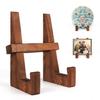 Stabiler Holzhalter Ausstellungsständer Regal Verstellbarer Holzstaffelei Halter zum Präsentieren von Tellern Bildern und Büchern auf Tischplatten