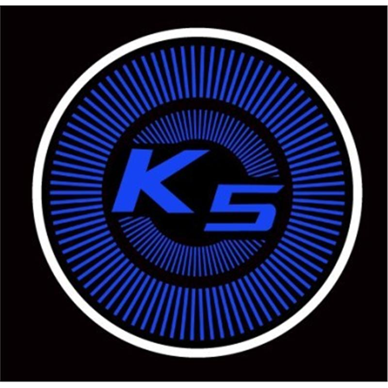 ENTQ1 2Pcs LED Car Welcome Door Lights Emblem Accessory For Kia GT-Line Sportage Ceed Rio Picanto Sorento Soul Cerato Venga Forte K9