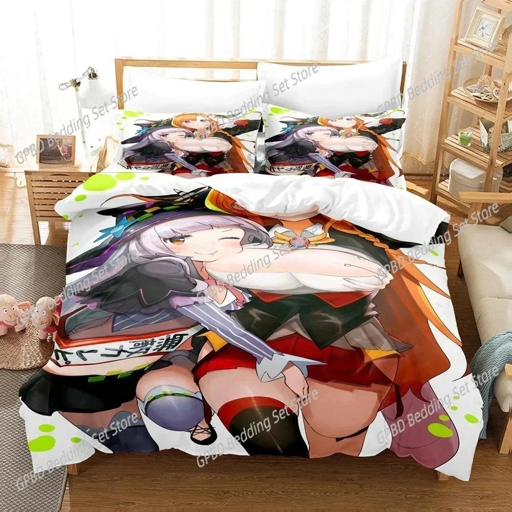 Anime Kawaii Girls Kiryuu Coco 3D NEW Duvet Cover Pillowcase Bedding Set Adult Boy Girl Bedroom Decoration Single Double Large