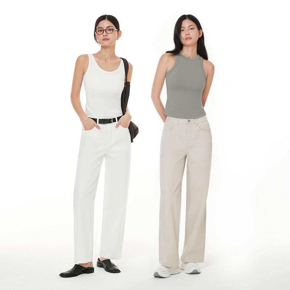 ANDAR Air Denim Wide Pants