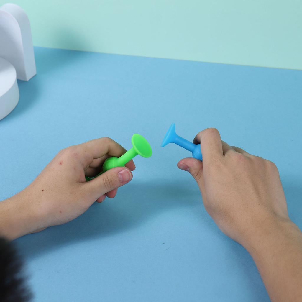 12pcs Dart Suction Cup Soft Silicone Suction Cup Game Set Stress Relief Puzzle Suction Cup Toy