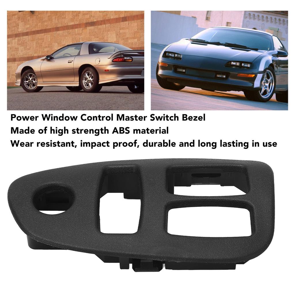 Power Window Control Master Switch Bezel Panel ABS Replacement for   1993 To 2002 Window Control Master Switch Bezel