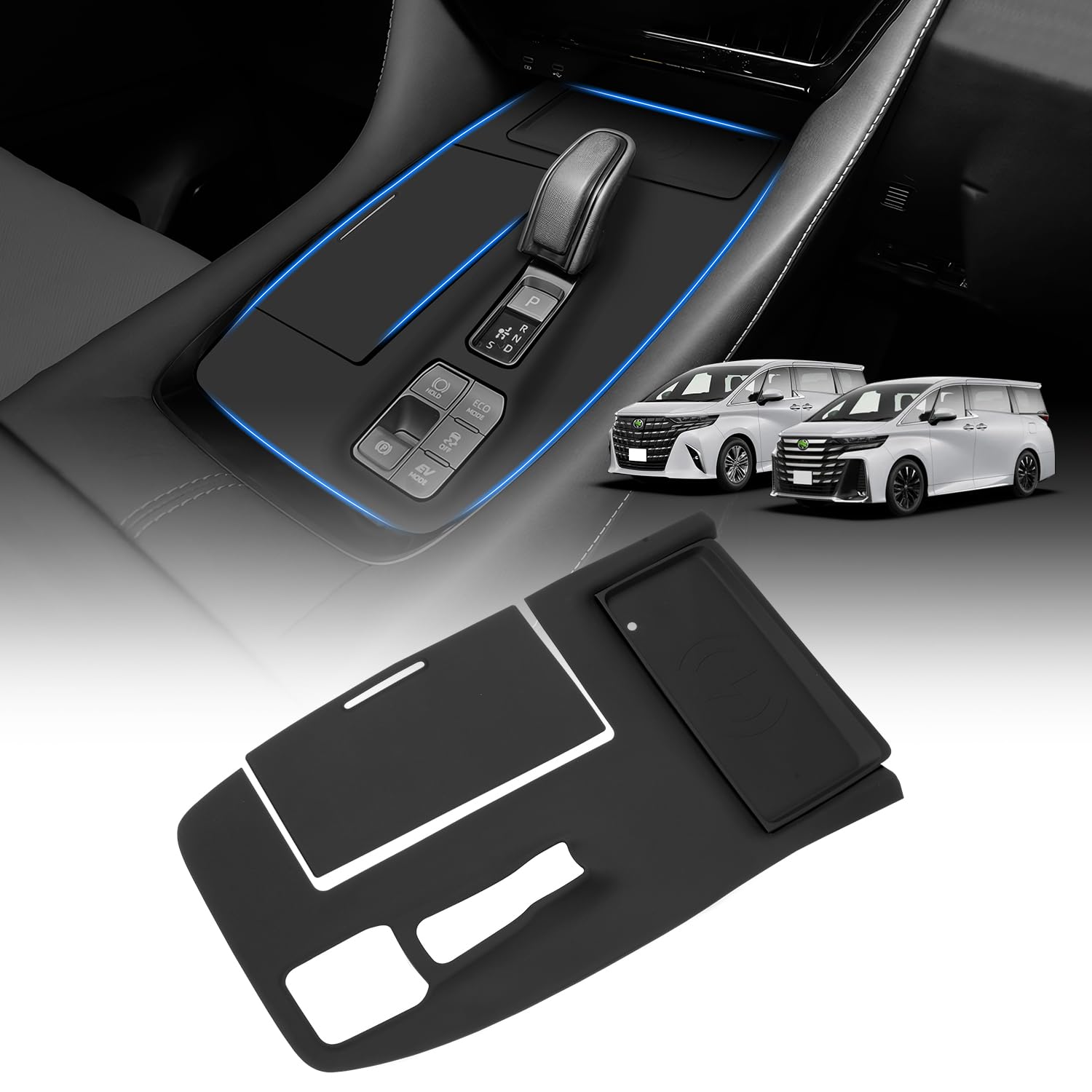 

лучший способ предотвратить LIMSTYLE Toyota New Alphard Vellfire 40 Series Крышка панели переключения Резиновый коврик Excective Lounge Эксклюзив для Electro Shiftmatic