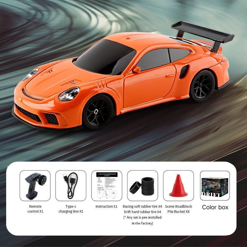 2025 Best-seller 1:64 1:43 Drift Remote Control Car, Four-wheel Remote Control Car, Full-scale Desktop Racing Toy, Children Gift