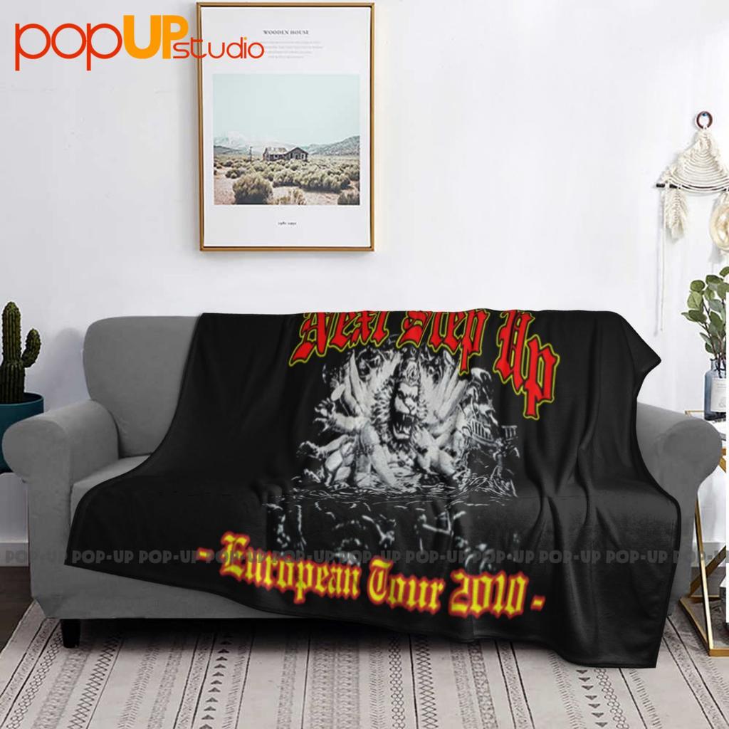 Next Step Up Europe Tour Hardcore Punk Metal Concert Tour Ultra-Soft Blanket Quilt Winter Sofa Cover Bed Covers