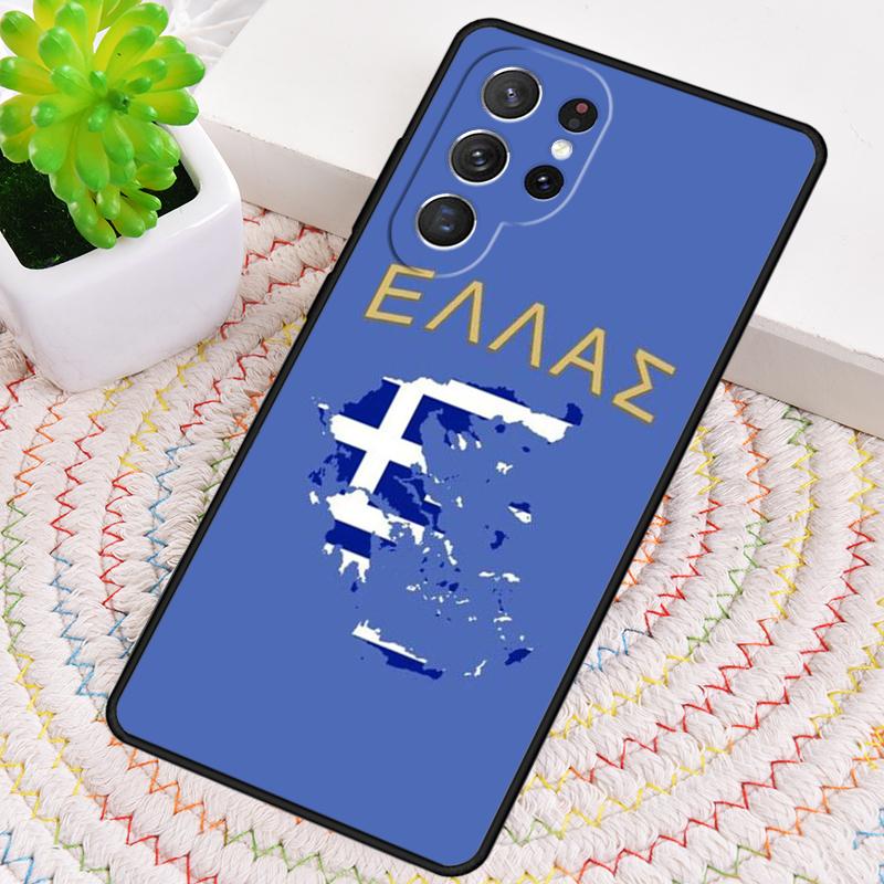 Greek Greece Flag Silicone Phone Case For Samsung Galaxy note 10 pro S26 S25 S24 S23 S22 S21 Plus S25Ultra Capa Cover