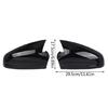 Car Side Wing Rearview Glass Cover Caps for Vauxhall H MK5 2004–2009