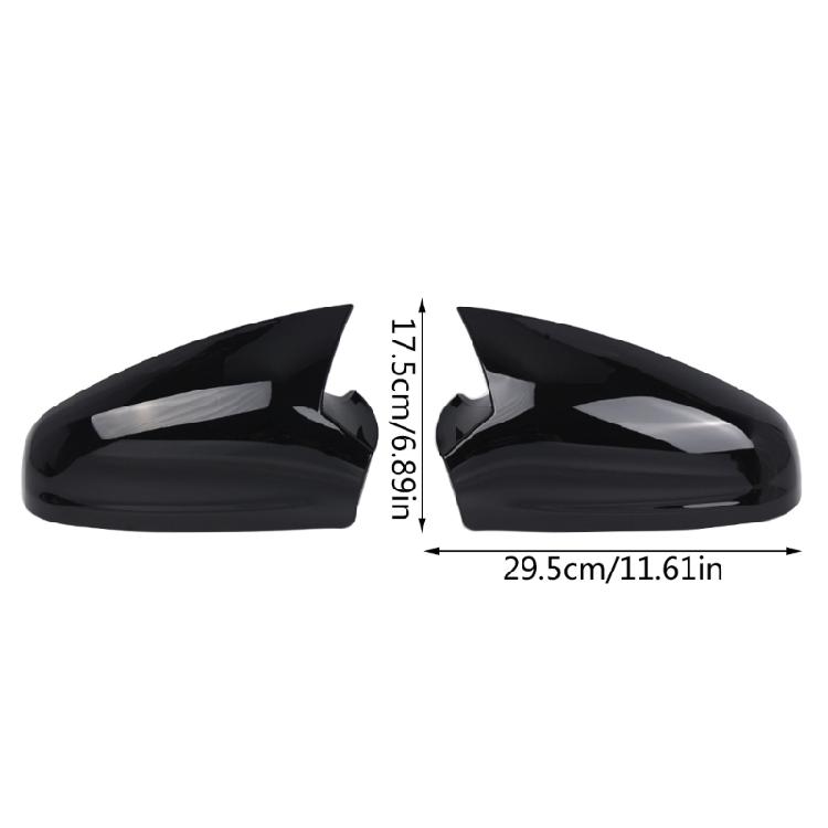 Car Side Wing Rearview Glass Cover Caps for Vauxhall H MK5 2004–2009