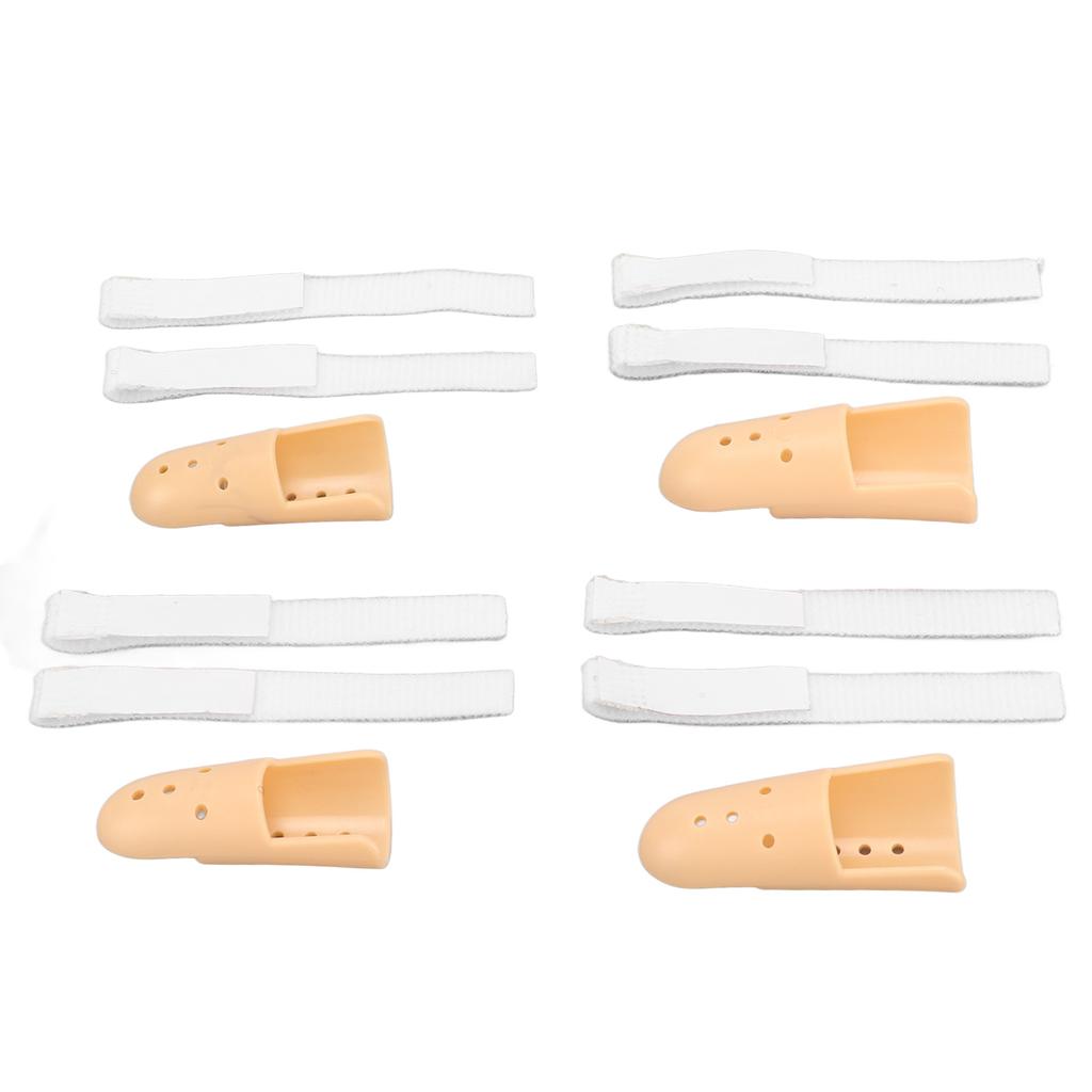 Finger Support Brace 4 Different Size Straightening Breathable Finger Support Splint Stabilizer for Arthritis Relief