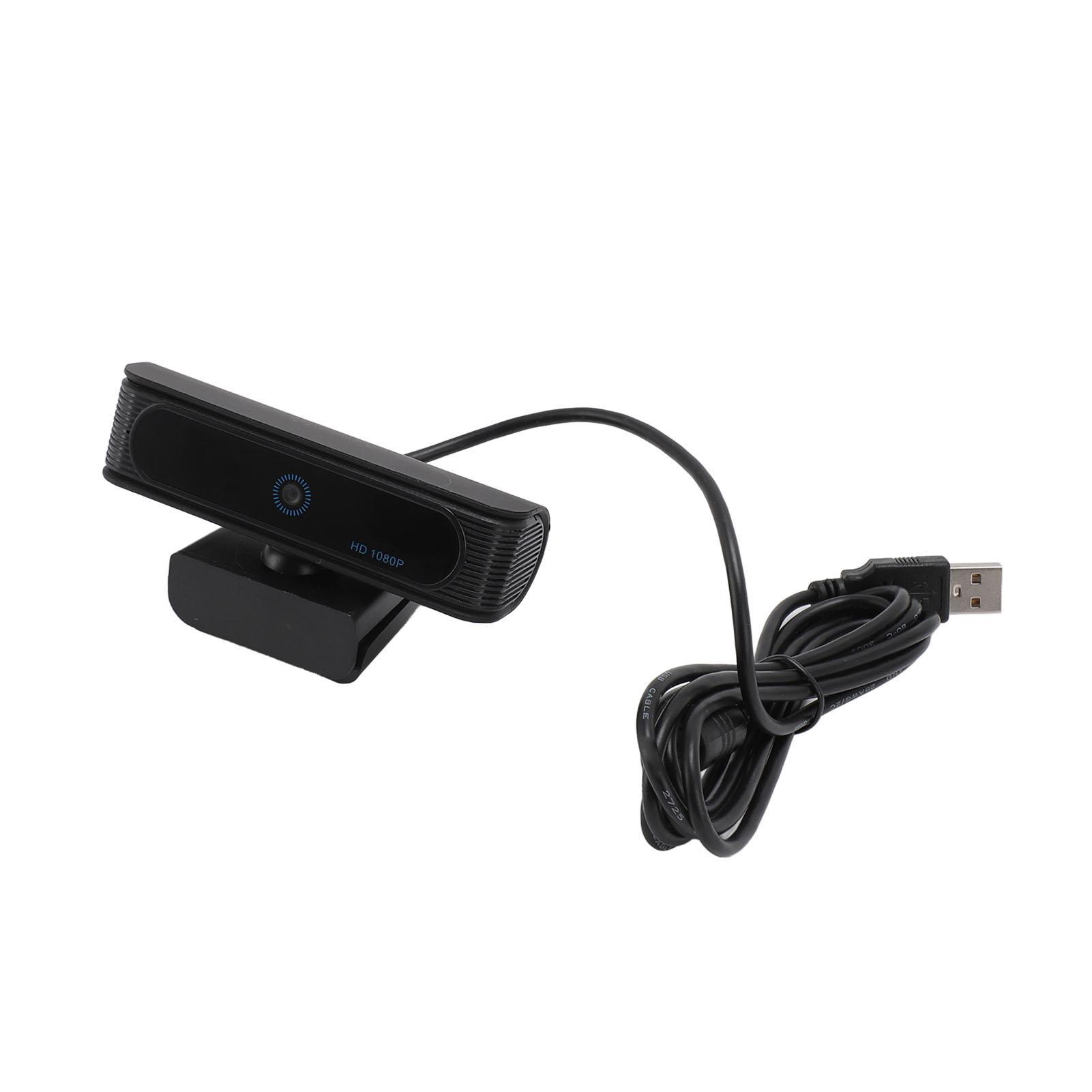 

Facial Recognition Webcam for Windows 10 11 2MP 1920x1080P HD 30FPS 80 Degree Viewing Angle USB