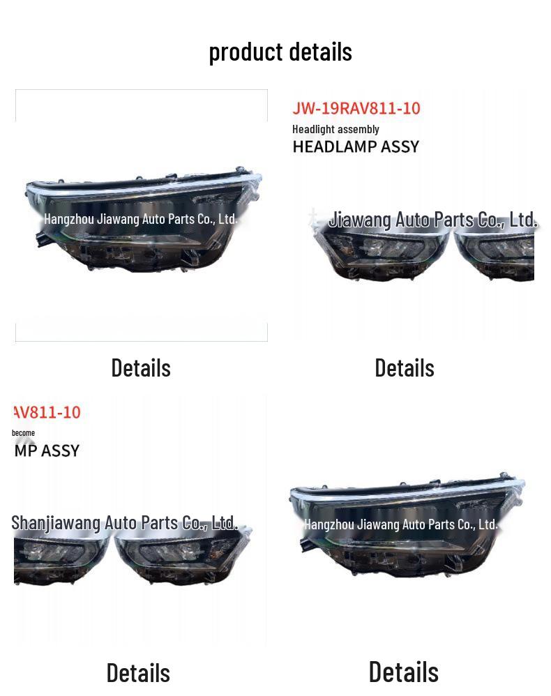 Compatible Headlight Assembly for 2019 Toyota RAV4 - Right 81110-0R190, Left 81150-0R190