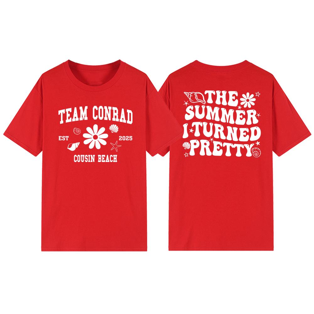 

The Summer I Turned Pretty T-Shirt TSITP Team Conrad Tee Unisex Short Sleeve T-shirts Beach Summer Vibe Shirts Women Clothing S