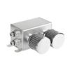 Oil Catch Can Tank Reservoir AN8 with Air Breather Filter Racing 1200ml 1.2L Twin Baffle Dual Filter Engine Car Accessories