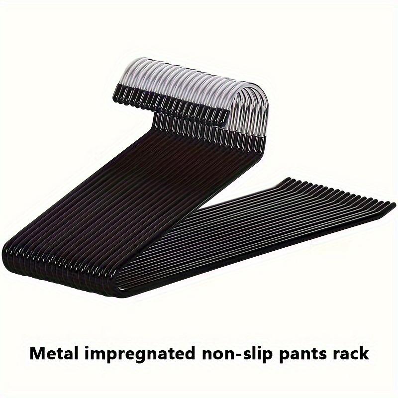 10pcs Stainless Steel Goose Z-Shaped Pants Hanger - Space-Saving Multi-Functional Hangers for Trousers, Sweater, Jacket Display - Metal Clothing Rack