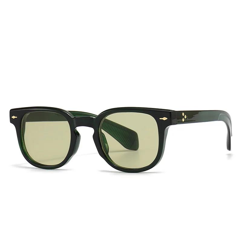 SHAUNA Retro Nagler Dame Square Solbriller Gradient Trending Men Shades UV400