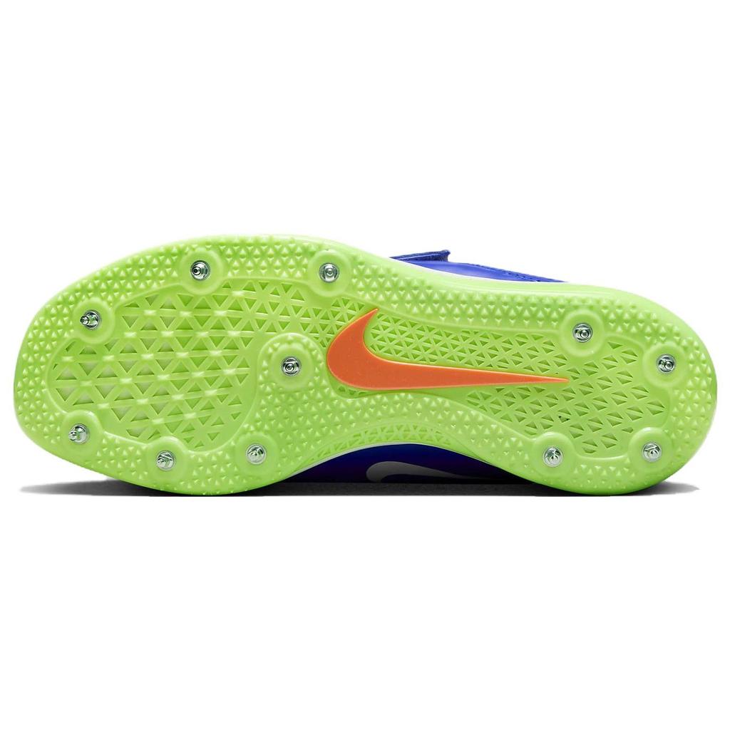 Nike High Jump Elite Racer Blue Lime Blast Unisex Sneakers Safety-Orange White 806561-400