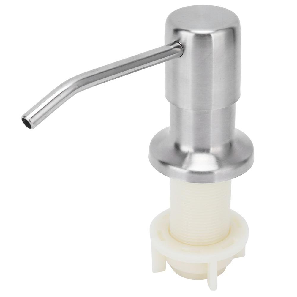 Extension Tube 3.94ft Soap Pump Head Kit Silicone Tube Built-In Soap Dispenser  Countertop