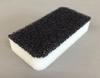 Plus One Kitchen Sponge that Removes Oily 1 Piece x 10 x x 3cm Made in Monotone Sponge, Stains, Sets, Approx. 6.2 12.1 (per piece), Japan,