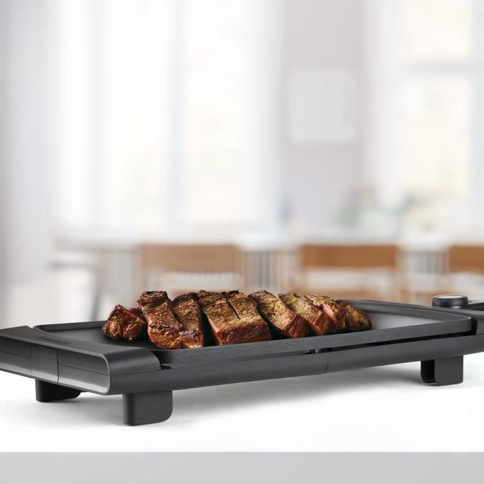 Plancha Taurus Steakmax 2600 de 2600W, plaque de 49x27cm, 3 couches antiadhésives pour cuisine 100% uniforme