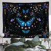 Tree Of Life Tapestry Wall Hanging Moon Phase Snake Tapestries Trippy Bohemia Hippie Mushroom Moth Floral For Living Room Bedroo