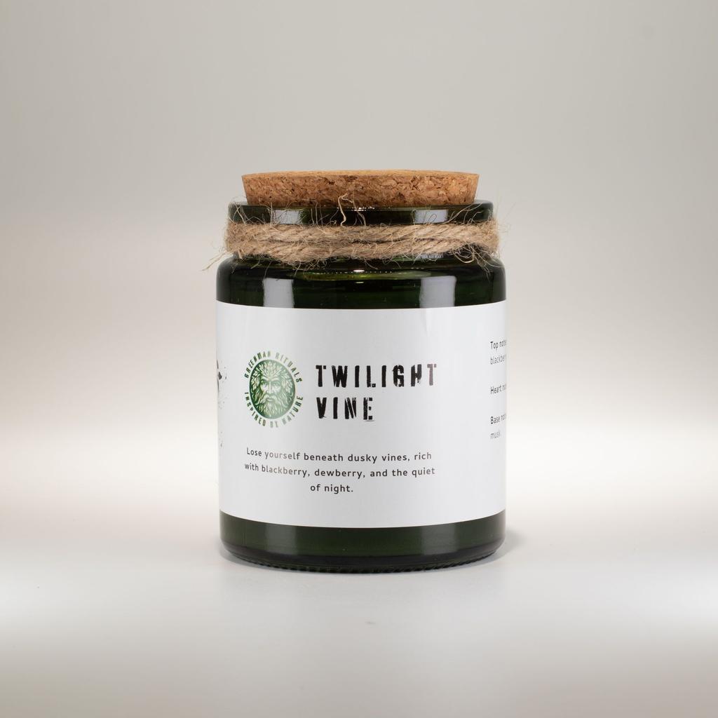 Greenman Woodwick Soy Candle – Twilight Vine