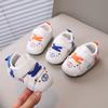 Spring and Autumn New 0-1 Year Old Baby Soft-soled Toddler Shoes, Male and Female Infants Cartoon Velcro Single Shoes 2