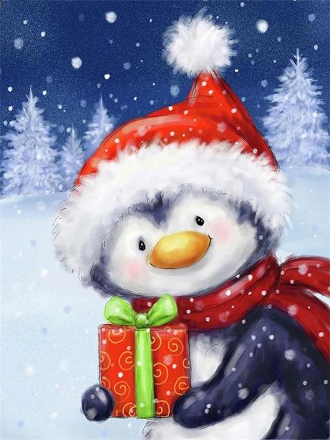 5d Diamond Painting Penguin DIY Mosaic Winter Full Round/Square Diamond Embroidery Cross Stitch Animal Home Decor Kits