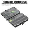 Portable Lure Storage Box  Double Sided Fishing Parts Storage Box With Hand Rope Multi Function Fishing Gear Accessories