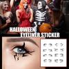 4/8 ζεύγη Αυτοκόλλητα Τατουάζ Ματιών Halloween Eyeliner Δαντέλες Προσώπου Αυτοκόλλητο Μακιγιάζ Αράχνη Ιστός Αράχνης Νυχτερίδα Φεστιβάλ Μακιγιάζ Σχέδιο Διακοσμήσεις