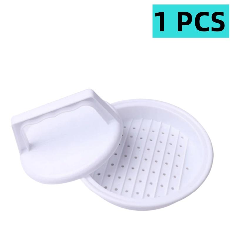 YS00048 - Plastic Filled Hamburger Maker, Used for Barbecue, Hamburger Molds, Kitchen Tools, Parties, 1 Piece