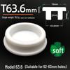 Silicone Rubber Drain Stopper for Washbasin, Mop Pool, and Children's Bathtub - Odor-Proof, Waterproof Stainless Steel Floor Plug.