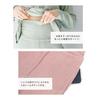 [ON NISHIKI] Women's Pajamas, Long Sleeves, Belly Wrap, Top and Bottom Set, Spring, Autumn, Waffle Fabric, Stretch, Wrinkle Resistant, Henley Neck,