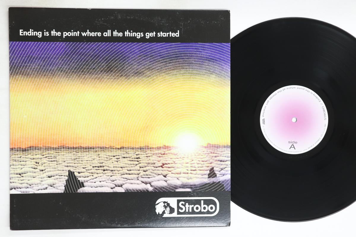

LP Record STROBO - Ending Is The Point Where All The T APJA6 BANDAI MUSIC 1997 Japan Japanese Pop/Rock Used