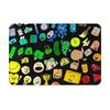 BFDI All Characters Rainbow Non-slip Doormat Floor Mat Cushion Carpet Rug for Kitchen Entrance Home Bedroom Footpad Mats