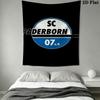 Paderborn Logo Wall Hanging Printed Fabric Blanket Decorative Tapestries for Bedroom Living Room Home Decor