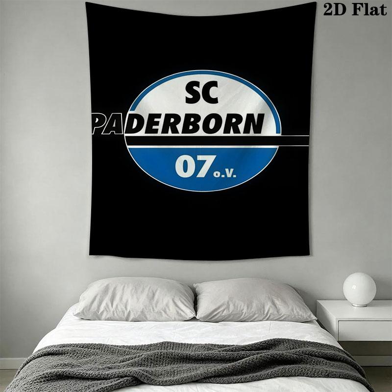 Paderborn Logo Wall Hanging Printed Fabric Blanket Decorative Tapestries for Bedroom Living Room Home Decor