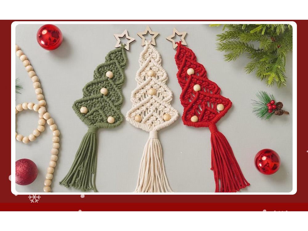 Julgranstapetseringskit: Gör-det-själv Handgjort Hängande Väggdekoration & Prydnad Set