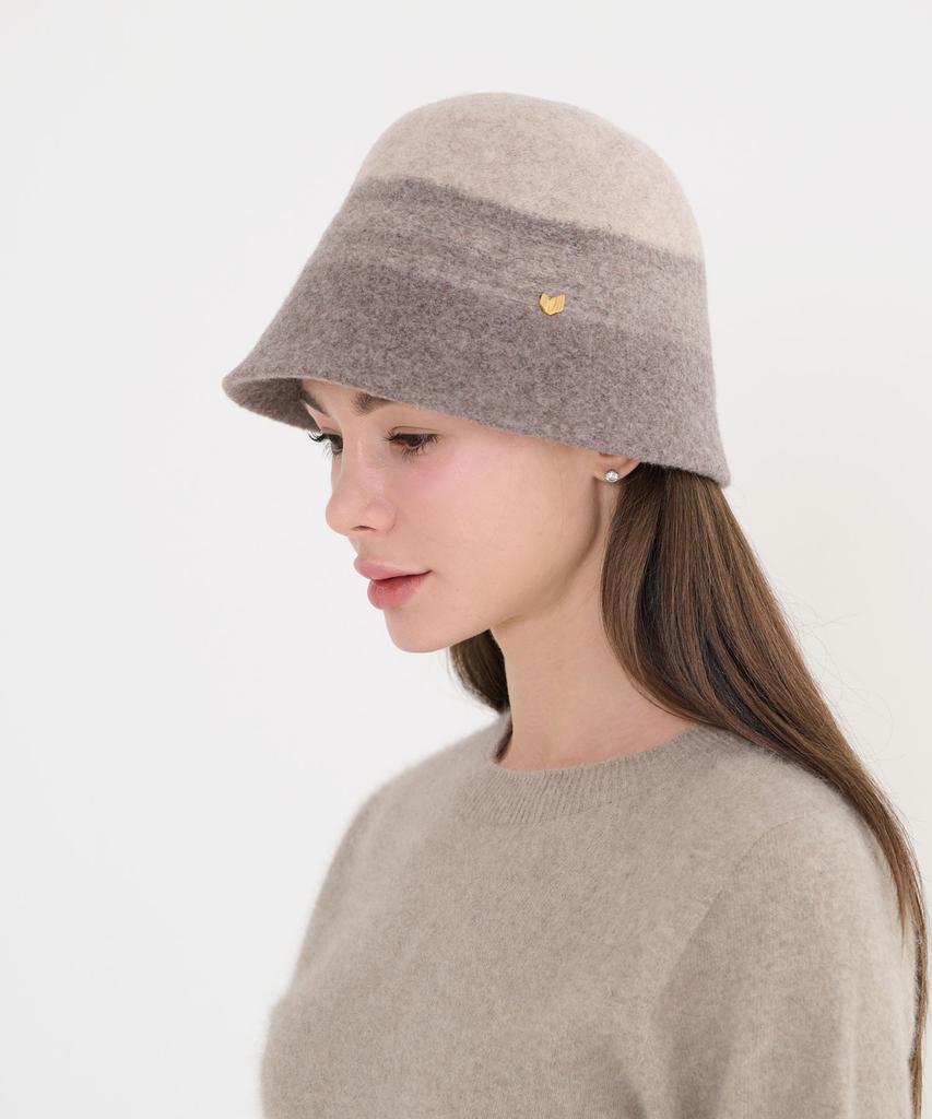 Koipeu Colored Wool Bucket Hat Cf073Ht039 Bei