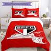 Spfc Team Crest Design Printed Pattern Duvet Cover Set – Includes 1 Duvet Cover and 2 Matching Pillowcases Bedroom Decor Christmas Gifts