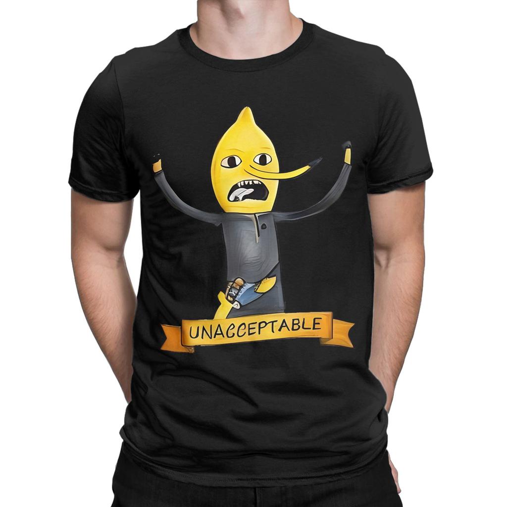 Unacceptable TShirt Summer Lemongrab Harajuku T Shirts Unisex 100 Cotton O Neck Oversize Top Tees ShortSleeved Aesthetic Tops
