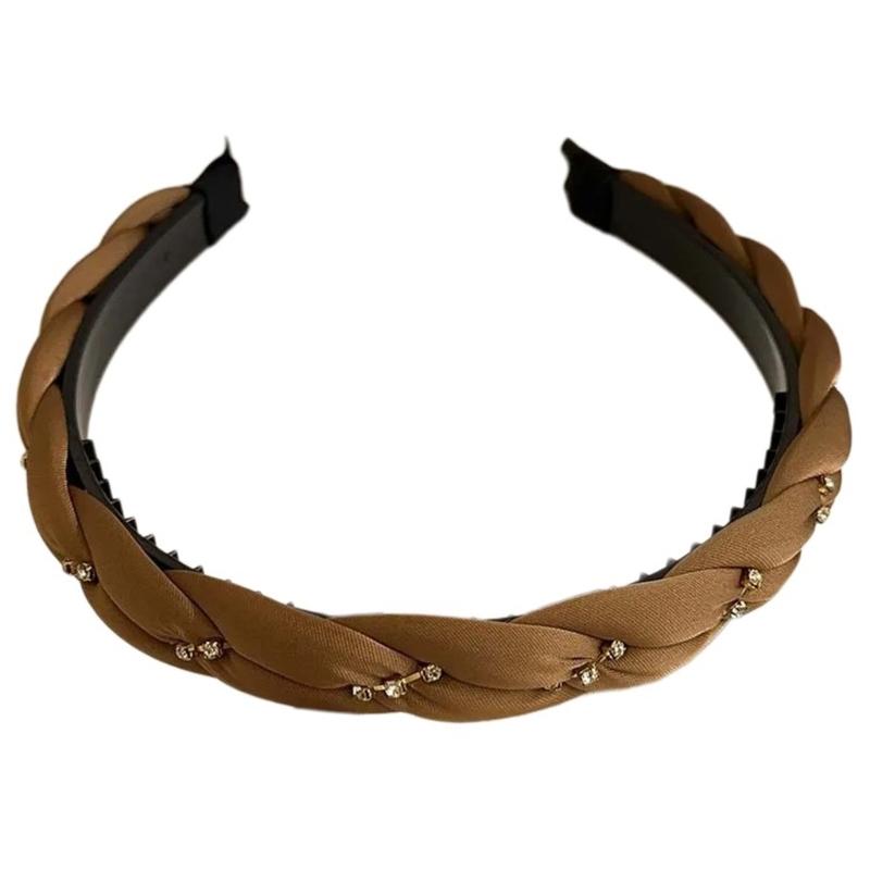 

Принцесса Головной убор Обруч для волос Стразы Укладка волос для выпускных вечеров Повязки для волос Стразы Элегантная повязка на голову для карнавалов One Size верблюд